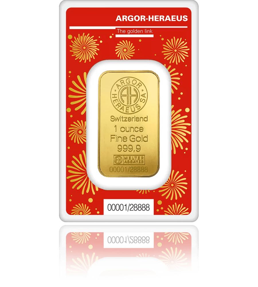 1oz, Zlatna poluga, Godina zmaja - Slika 2